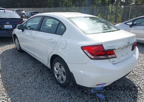 2014 Honda Civic Lx из США, поврежденный, VIN 2HGFB2F5XEH547283